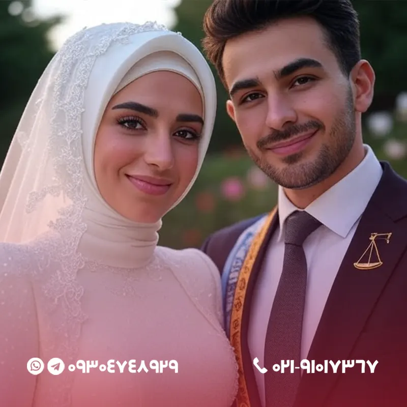 عروس و داماد وکیل
